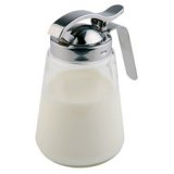 Kannetje voor honing, room, etc, met deksel, 0,3 l