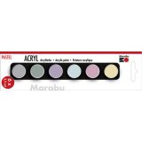 Set de peinture acrylique 'PASTEL', 6 x 3,5 ml