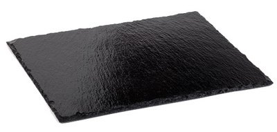 Plat en ardoise naturelle, (L)300 x (P)120 mm,anthracite