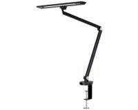 Bureaulamp met ledlicht 'Zirkon' met klem - zwart