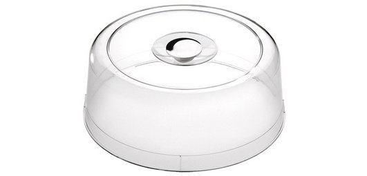 Afdekkap, diameter: 300 mm, transparant
