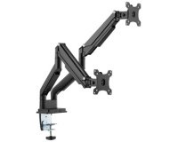 Support double écran universel, fixation par serrage