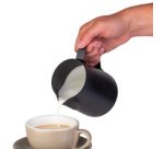 Pichet à lait universel, acier inoxydable noir, 0,6 l