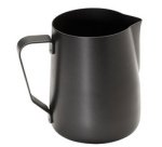 Pichet à lait universel, acier inoxydable noir, 0,6 l