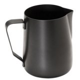 Melkkan, roestvrij staal, 0,6 liter, zwart