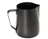 Pichet à lait universel, acier inoxydable noir, 0,6 l