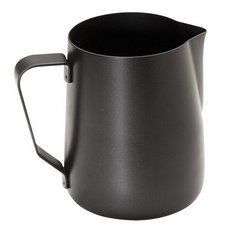 Pichet à lait universel, acier inoxydable noir, 0,35 l