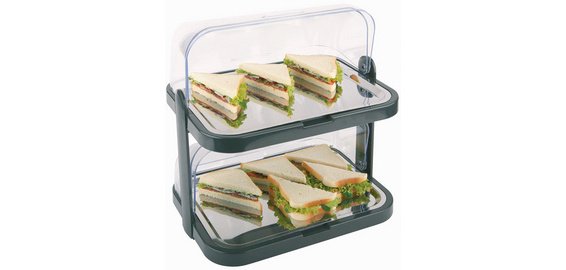 Vitrine de buffet DOPPELDECKER, noir