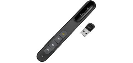 2.4 GHz Wireless Presenter, cable-free, black