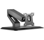 Bras support pour écran digital avec socle, noir