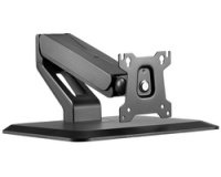 Bras support pour écran digital avec socle, noir