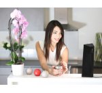 LED Light Therapy Lamp Dayvia SLIM STYLE, black