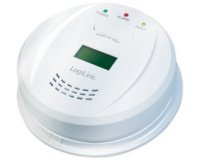 Koolmonoxidemelder, LCD-scherm, wit
