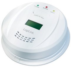 Détecteur de monoxyde de carbone, écran LCD, blanc