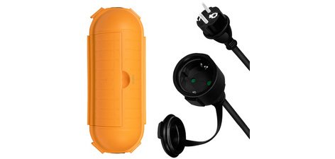 Outdoor kit: extension cord + box