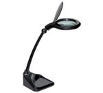 Lampe loupe à LED iris, dimmable, noir