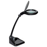 Lampe loupe à LED iris, dimmable, noir