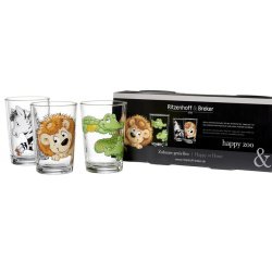 Verre pour enfants HAPPY ZOO, set de 3