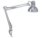 Lampe de bureau study chrome, sans ampoule