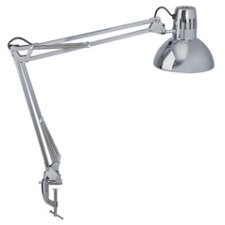 Lampe de bureau study chrome, sans ampoule