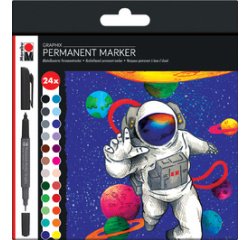 Marqueur permanent Graphix 'HERO OF GALAXY', étui 24