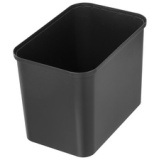 Boîte de rangement/banc COLLECT, 76 litres, noir