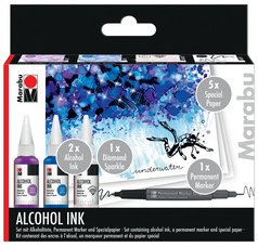 Set d'encre permanente Alcohol Ink UNDERWATER