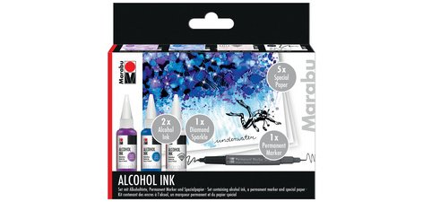Set d'encre permanente Alcohol Ink UNDERWATER