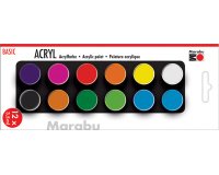 Set acrylverf 'BASIC', 12 x 3,5 ml
