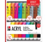 Set de peinture acrylique 'EFFECT', 18 x 36 ml
