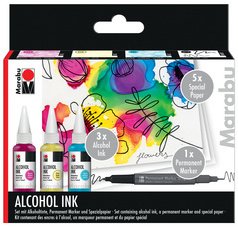 Set d'encre permanente Alcohol Ink FLOWERS