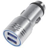 Chargeur USB pour voiture,2 ports, avec marteau