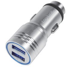 USB-autolader 2 poorten met noodhamer