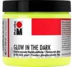 Fosforescerende verf Glow in the dark, geel