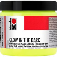 Fosforescerende verf Glow in the dark, geel