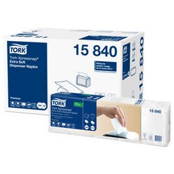 Serviette enchevêtrée Xpressnap N4 Extra douce Premium 15840 Tork - Carton de 500