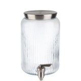Distributeur à boisson, 3,8 litres, verre/inox