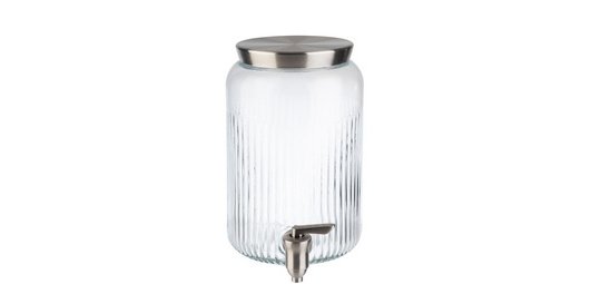 Distributeur à boisson, 3,8 litres, verre/inox