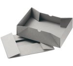 Caisse télescopique en carton gris