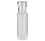 Carafe en verre DOTS, 0,9 litre, transparent