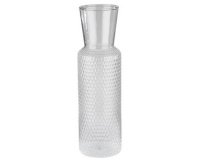 Carafe en verre DOTS, 0,9 litre, transparent
