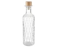 Carafe en verre DIAMOND, 0,8 litre, transparent