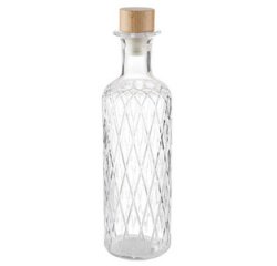 Glazen karaf DIAMOND, 0,8 liter, transparant