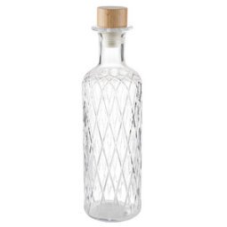 Carafe en verre DIAMOND, 0,8 litre, transparent