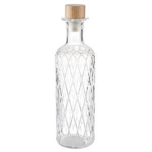 Glazen karaf DIAMOND, 0,8 liter, transparant