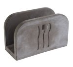 Support de serviettes papier ELEMENT, béton, gris