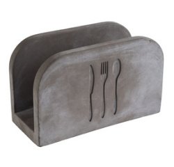Servettenhouder ELEMENT, beton, grijs