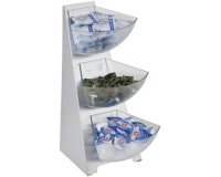 Distributeur de portions MULTI RACK, 3 étages, inox
