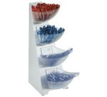 Distributeur de portions MULTI RACK, 4 étages, inox
