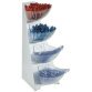Distributeur de portions MULTI RACK, 4 étages, inox